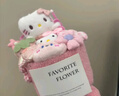己花hellokitty貓玩偶花束跨新年214情人節生日送女士生朋友閨蜜禮物 曬單實(shí)拍圖