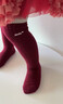 貓人女童羊毛小腿襪秋冬加厚保暖外穿堆堆襪12歲中大童紅色馬年長(cháng)筒襪 【小腿襪】酒紅+白色+粉色 3-5歲 【建議腳長(cháng)15-18CM】 曬單實(shí)拍圖
