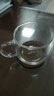 富光高硼硅玻璃杯圓趣花茶杯辦公室水杯女創(chuàng  )意可愛(ài)便攜泡茶杯隨手杯子 無(wú)色透明 350ml 曬單實(shí)拍圖