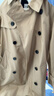 蔻馳（COACH）奧萊女士風(fēng)衣長(cháng)款氣質(zhì)通勤 卡其色 XS 曬單實(shí)拍圖