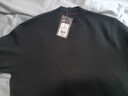 布先生半高領(lǐng)可機洗羊毛衫純色長(cháng)袖男百搭打底衫 鋼琴黑 2XL(185) 曬單實(shí)拍圖