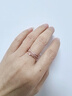 MZMZ彩金戒指女時(shí)尚交叉潮流玫瑰金食指戒情人節生日禮物送女友老婆 交叉氣質(zhì)戒指（活口） 曬單實(shí)拍圖