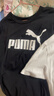 彪馬（PUMA）純棉半袖休閑短袖T恤男女款新款夏季運動(dòng)上衣 688958 黑色-01 XL (185/104A) 曬單實(shí)拍圖