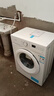美的（Midea）滾筒洗衣機全自動(dòng) 8公斤家用超薄 小型租房用 巴氏除菌 MG80V01JPY 以舊換新 國家補貼 京東自營(yíng) 曬單實(shí)拍圖