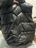 啄木鳥(niǎo)大碼羽絨棉服馬甲女秋冬季款韓版設計感口袋無(wú)袖坎肩背心馬夾外套 黑色薄 輕薄 XL 建議110-130斤 曬單實(shí)拍圖