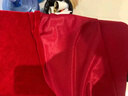 洽諾格金絲絨布料加厚紅色絲絨裝飾絨布展示窗簾會(huì )議桌布舞臺幕布防塵布 1.6幅寬1米長(cháng) 曬單實(shí)拍圖