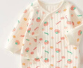 婧麒（JOYNCLEON）新生兒嬰兒衣服秋冬滿(mǎn)月純棉初生寶寶連體衣a類(lèi)爬服 Jlt200709 曬單實(shí)拍圖