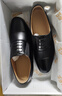 3515強人皮鞋男三接頭皮鞋商務(wù)正裝鞋簡(jiǎn)約套腳男士皮鞋 黑色 40  曬單實(shí)拍圖