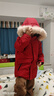 戴維貝拉（DAVE＆BELLA）兒童極寒羽絨服冬裝男女童三防加厚外套寶寶紅色新年衣服 曬單實(shí)拍圖
