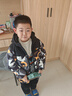 361°兒童羽絨服2025冬季男中大童連帽加厚防風(fēng)保暖外套 黑140 曬單實(shí)拍圖