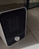 美的（Midea）【小身材】暖風(fēng)機家用/小太陽(yáng)取暖器/小型電暖器/電暖氣/電熱風(fēng)扇/暖手寶臺地兩用速熱便攜HFU15D 曬單實(shí)拍圖