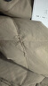 三彩2025冬季新款輕暖羽絨服拼接翻領(lǐng)90白鴨絨外套中長(cháng)M 卡其色 S 155/80A  寬松版型  可適當拍小 曬單實(shí)拍圖