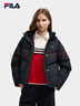 FILA 斐樂(lè )官方女士羽絨服冬季新款基礎簡(jiǎn)約休閑保暖連帽外套 傳奇藍-NV M 165/84A/M 曬單實(shí)拍圖