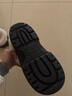 puxi戶(hù)外防水棉拖鞋女士毛拖厚底可愛(ài)增高拖鞋室內冬保暖棉拖冬 黑色 37-38 適合36-37腳 曬單實(shí)拍圖
