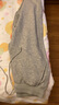 優(yōu)衣庫常規款女裝HEATTECH仿羊羔絨運動(dòng)褲/衛褲479617 03 灰色 M 曬單實(shí)拍圖