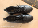 卡帝樂(lè )鱷魚(yú)（CARTELO）男鞋秋季牛皮舒適爸爸鞋子商務(wù)運動(dòng)休閑男士皮鞋 5320 黑色 43 曬單實(shí)拍圖