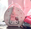三麗鷗（SANRIO）Hello Kitty凱蒂貓小圓包單肩斜挎包圓餅小眾輕奢手提包 新年禮物 曬單實(shí)拍圖