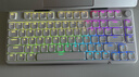 珂芝（KZZI） i75青春版矮軸三模機械鍵盤(pán)商務(wù)辦公輕薄便攜全鍵熱插拔適用蘋(píng)果風(fēng)長(cháng)續航RGB皓月白白雪軸 曬單實(shí)拍圖