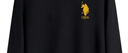 U.S. POLO ASSN.衛衣男春秋季新款圓領(lǐng)運動(dòng)休閑服外套保羅男士t恤上衣服黑L 曬單實(shí)拍圖