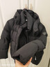 坦博爾泡芙羽絨服女短款脫卸帽秋冬保暖外套25年新款5530520D 黑色160 曬單實(shí)拍圖