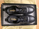 金利來(lái)（goldlion）男鞋皮鞋透氣舒適耐磨休閑皮鞋G539320046AAA黑色40 曬單實(shí)拍圖