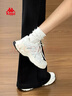 卡帕（Kappa）白色運動(dòng)鞋女鞋冬季新款增高老爹鞋女士休閑小白鞋子女 白灰色 38 曬單實(shí)拍圖