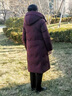 唐致中老年羽絨服女過(guò)膝長(cháng)款新中式加厚媽媽冬裝老人奶奶太太冬季外套 紫紅 4XL 【建議136-145斤】送運費險 曬單實(shí)拍圖