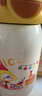 樂(lè )扣樂(lè )扣（LOCK&LOCK）兒童保溫杯吸管杯316L不銹鋼幼兒園小學(xué)生戶(hù)外雙飲水杯580ml黃色 曬單實(shí)拍圖