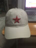 JEEP SPIRIT大頭圍帽子男潮棒球帽適合圓臉時(shí)尚百搭鴨舌帽經(jīng)典紅五星立體刺繡 米白色 均碼 曬單實(shí)拍圖