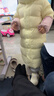 戴維貝拉兒童長(cháng)款羽絨服男童冬季外套女童三防童裝女寶寶冬裝年服 曬單實(shí)拍圖