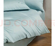 水星家紡四件套60支長(cháng)絨棉床上純棉100%a類(lèi)全棉床單被套雙人1.8米×2米床藍 曬單實(shí)拍圖