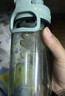 尚泰塑料水杯伊士曼tritan850ml運動(dòng)直飲杯子帶提環(huán)7229藍 曬單實(shí)拍圖