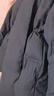 三彩2025冬季新款90白鴨絨羽絨服寬松圍脖兩穿面包服單排扣M 經(jīng)典黑 XL 170/92A 曬單實(shí)拍圖