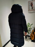 斐樂(lè ) 斐樂(lè )官方女裝長(cháng)款鵝絨羽絨服2025冬季新款健身運動(dòng)保暖連帽外套 深黑-BK L 170/88A/L 曬單實(shí)拍圖