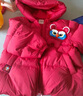 巴拉巴拉童裝兒童羽絨服男童女童2025新款春裝拜年服紅色國風(fēng)寶寶外套加厚 曬單實(shí)拍圖