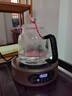borunHOME新款萃茶壺加厚防爆玻璃蒸煮一體煮茶器泡茶壺電陶爐燒水噴淋茶具 B款蒸煮壺+木紋爐 1.3L 曬單實(shí)拍圖