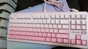 邁從（MCHOSE）G87 V2/K87S旋鈕無(wú)線(xiàn)機械鍵盤(pán)電競游戲客制化有線(xiàn)/藍牙三模gasket結構全鍵熱插拔筆記本電腦辦公 G87 V2 霧桃漸變 快金軸 曬單實(shí)拍圖