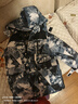 雪中飛新款童裝兒童羽絨服男童中大童拼接迷彩加厚羽絨服中灰幾何150 曬單實(shí)拍圖