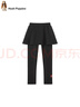 暇步士（Hush Puppies）童裝女童加絨打底褲大童休閑舒適百搭兒童裙褲 鉆石黑   170    曬單實(shí)拍圖