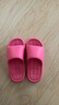 紅豆踩屎感拖鞋女士2026新款四季居家用浴室洗澡厚底防滑靜音拖鞋夏季 玫紅 2.0【踩屎感不臭腳】 38-39 標準碼 曬單實(shí)拍圖
