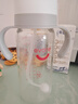 愛(ài)得利（evorie）吸管奶瓶1-3歲直飲杯 嬰兒玻璃12個(gè)月以上300ml帶手柄重力球 曬單實(shí)拍圖