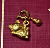 金小貅黃金吊墜古法小滴溜足金鑲嵌小水滴四面佛金葫蘆掛墜手串DIY配件 0.73g,小葫蘆吊墜-多退少補 曬單實(shí)拍圖