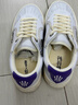 安踏（ANTA）【凱里·歐文同款】HELA TRIBE丨踹步鞋情侶板鞋籃球鞋文化鞋男女 紫尾243-2 (男女款) 42 (男8.5碼) 曬單實(shí)拍圖