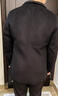 皮爾卡丹（pierre cardin）輕奢高檔春秋季羊毛呢子外套男加厚西裝韓版潮流男士短款風(fēng)衣成熟 黑色【加棉】 加厚 2XL 曬單實(shí)拍圖