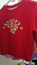 史努比童裝兒童紅色衛衣2025男童新年衣服加絨保暖上衣女童冬季拜年服 曬單實(shí)拍圖