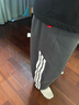 阿迪達斯加絨運動(dòng)褲男冬季舒適百搭跑步寬松休閑褲KQ7872 深灰 XL 曬單實(shí)拍圖