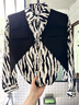 花襯衣+馬甲兩件套洋氣時(shí)尚時(shí)髦套裝女設計感小眾高級感大碼襯衫 斑馬紋 單件襯衫+馬甲(不含裙) 均碼  建議體重80-150斤穿 曬單實(shí)拍圖