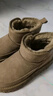 海瀾之家（HLA）男鞋保暖雪地靴加絨戶(hù)外休閑套腳高幫男棉靴HAAMXM4DFD007 卡其42 曬單實(shí)拍圖