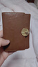 CinvaiKrose真皮短款錢(qián)包女士2026新款防盜鎖扣簡(jiǎn)約卡包錢(qián)夾新年禮物送女友 棕色 曬單實(shí)拍圖