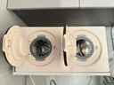 KANGYAN壁掛雙桶滾筒內衣褲全自動(dòng)洗衣機嬰兒小型雙倉洗衣機洗烘一體迷你專(zhuān)用洗襪子懶人神器三桶隨意組合 奶茶色【桌面款】全自動(dòng)洗烘丨 滾筒 巴氏殺菌 不銹鋼內膽 曬單實(shí)拍圖